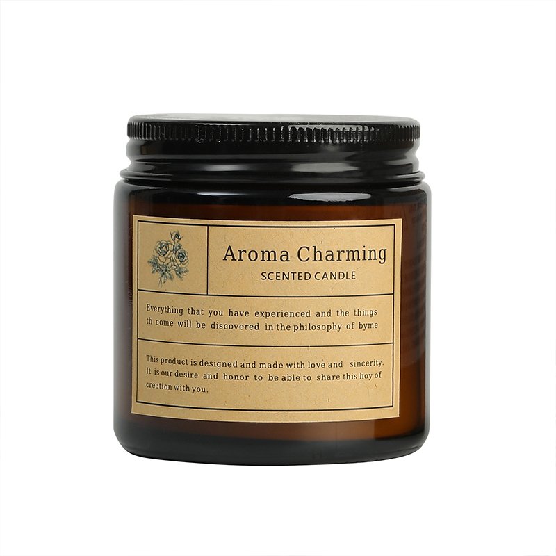 Candles for Home Scented Aromatherapy Soy Wax Long Lasting Amber Jar Candles Thanksgiving Day Present Scent candle