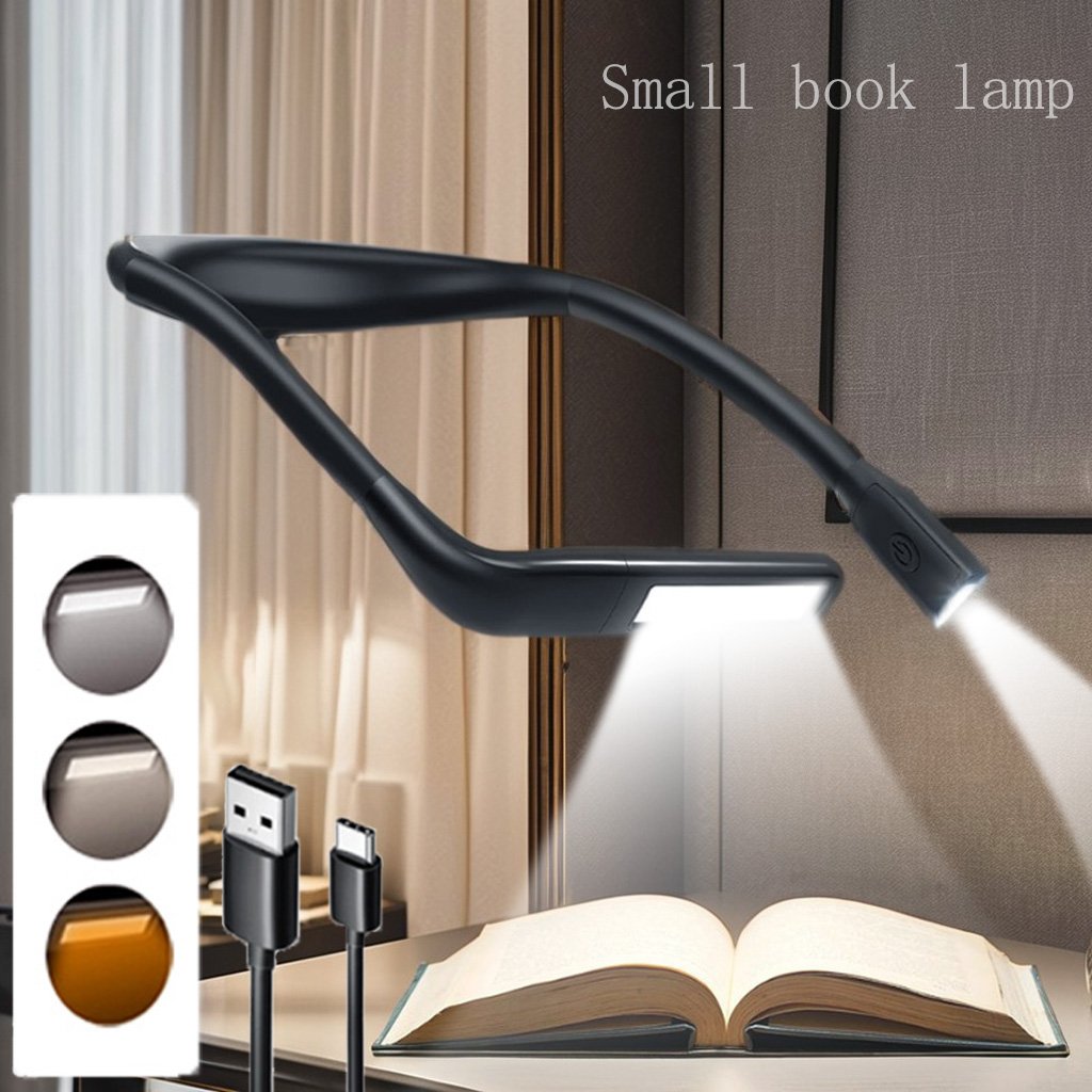 Hot selling LED neck reading light, bed reading book light, rechargeable, durable, suitable for reading knitting camping repair