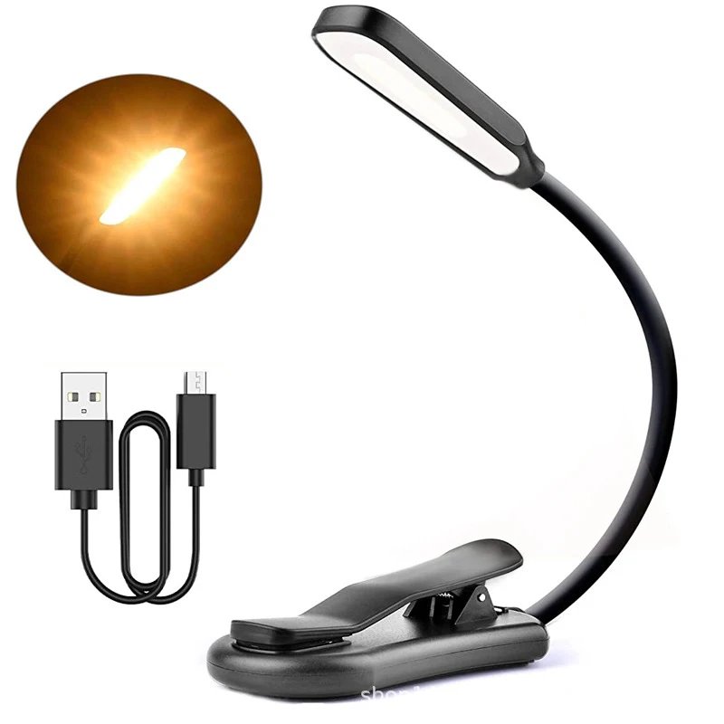 Rechargeable Book Light for Reading in Bed Night Lights for Readers Reading Lights for Book Portable & Adjustable Reading Lamp