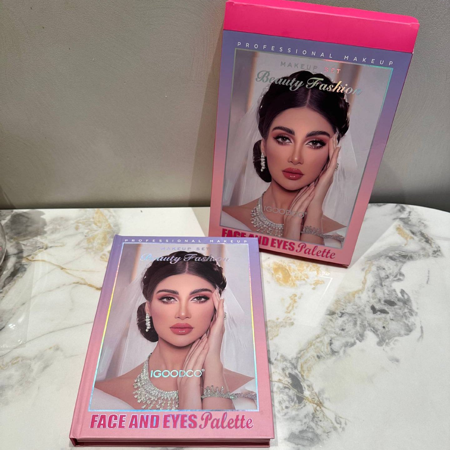 57-color book-style eyeshadow palette, matte and pearlescent blush, all-in-one multifunctional makeup palette makeup book