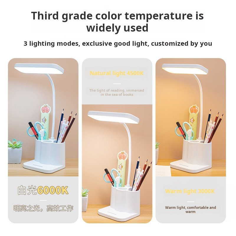 Wholesale Book Foldable Wireless Lampe De Led Cordless Batter Rechargeable Bedside Study Reading Light/Desk Lamp/Table Lamp