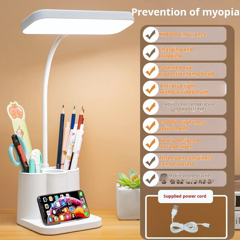 Wholesale Book Foldable Wireless Lampe De Led Cordless Batter Rechargeable Bedside Study Reading Light/Desk Lamp/Table Lamp
