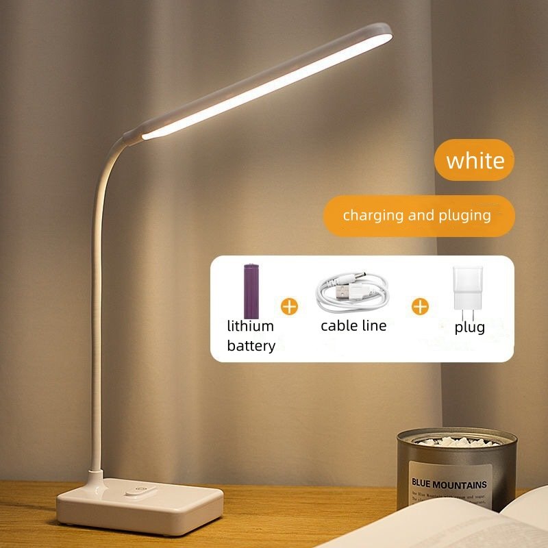 Wholesale Book Foldable Wireless Lampe De Led Cordless Batter Rechargeable Bedside Study Reading Light/Desk Lamp/Table Lamp