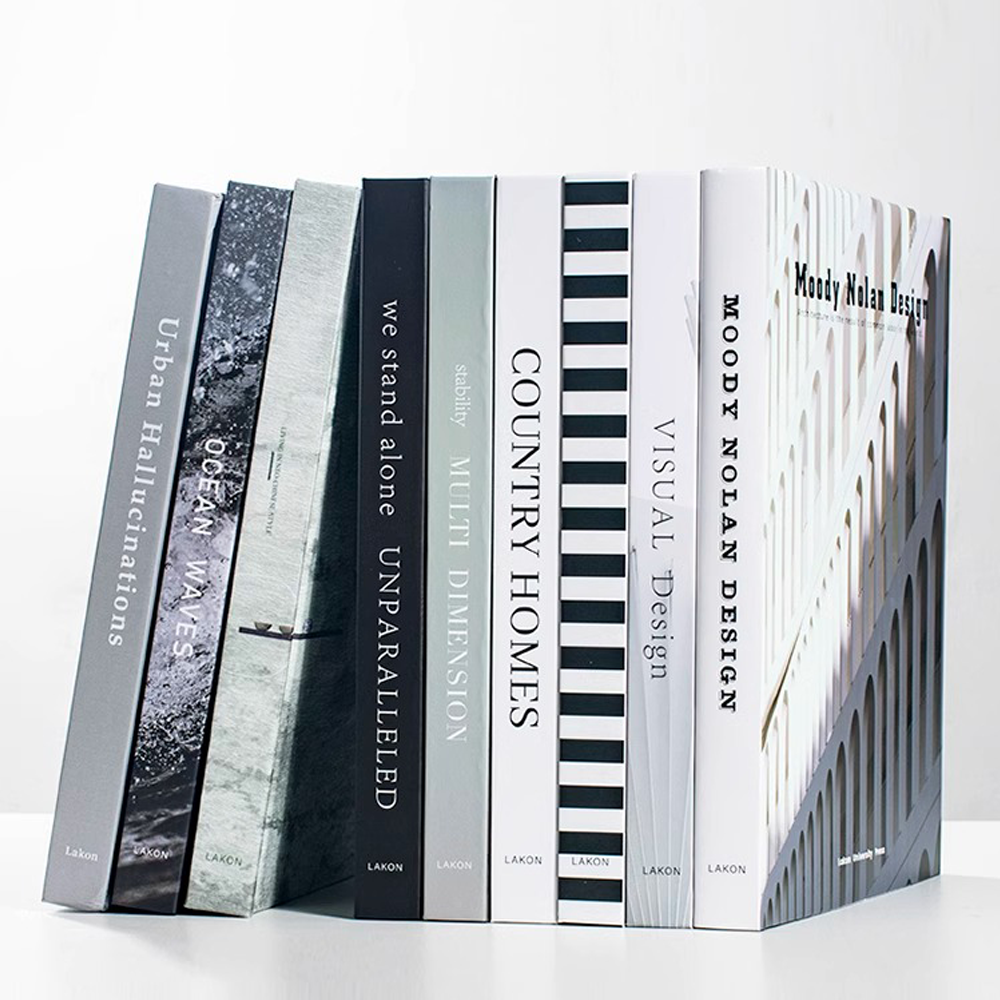 Modern Decorative Page Flip Color Page Real Book Coffee Table Villa Sales Office Study Desktop Decorative Book Ornaments