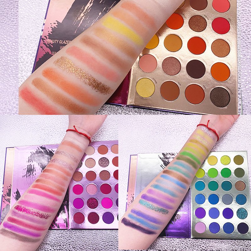 Hot selling eyeshadow book high pigment makeup big eyeshadow