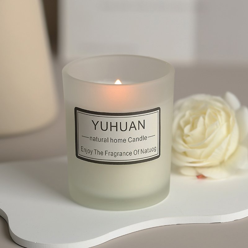 Luxury Aromatherapy Candles Private Label Custom Scented Soy Wax Glass Jar Candles with Lids aroma Scent Candle