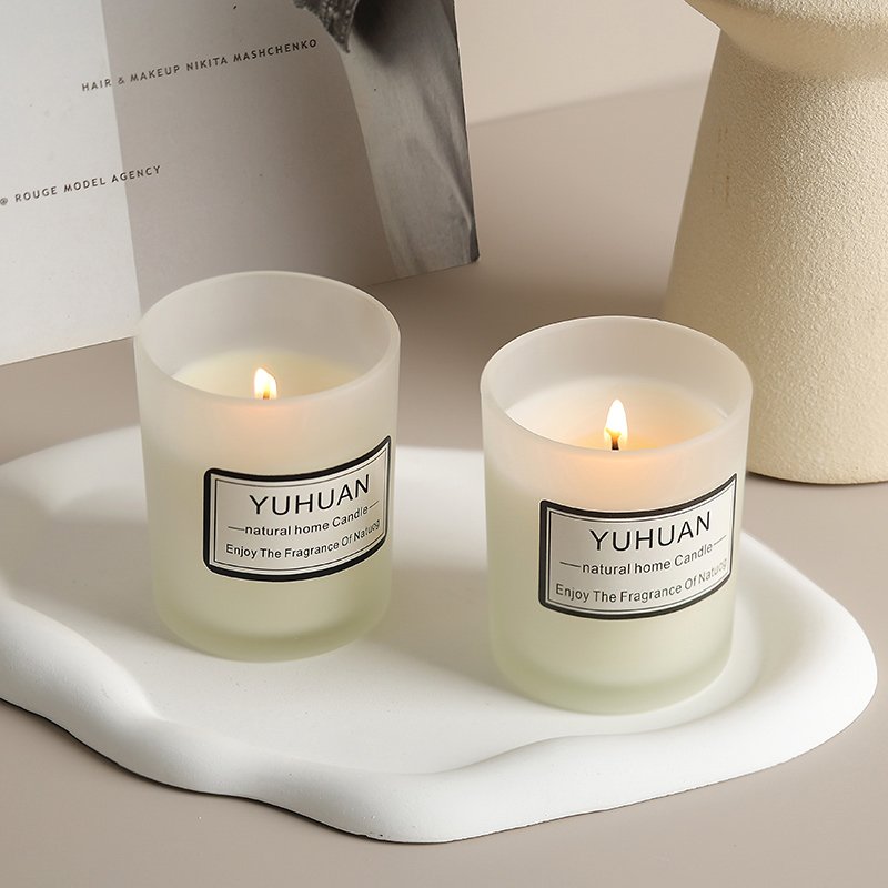Luxury Aromatherapy Candles Private Label Custom Scented Soy Wax Glass Jar Candles with Lids aroma Scent Candle