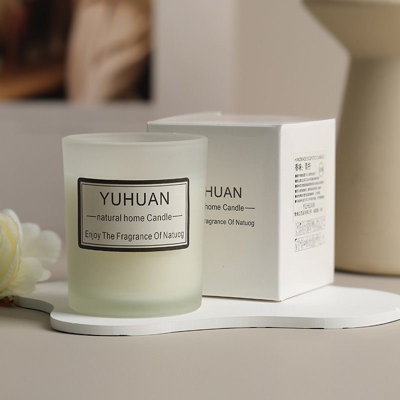 Luxury Aromatherapy Candles Private Label Custom Scented Soy Wax Glass Jar Candles with Lids aroma Scent Candle