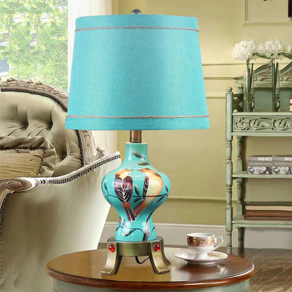 American Retro LED Table Lamp European Luxury Night lamps home decor Living Room Hotel Bedroom bedside lamp Desk Light