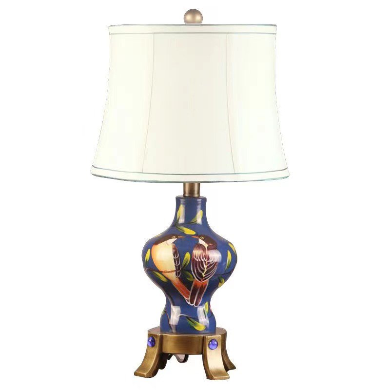 American Retro LED Table Lamp European Luxury Night lamps home decor Living Room Hotel Bedroom bedside lamp Desk Light