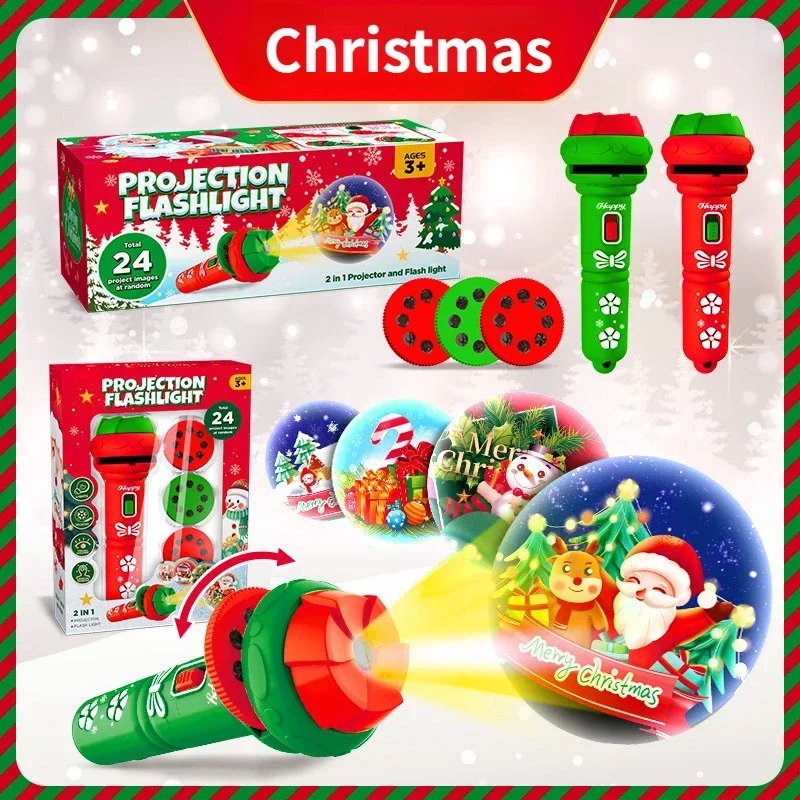 Children Projection Flashlight Toy Bedtime Story Book Early Education Toys Baby Projector Torch for Kids Gift