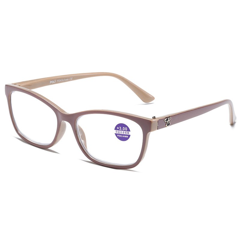 Fashion Cheap HD Anti-Blue Light Transparent Gradient Reading Glasses for the Elderly