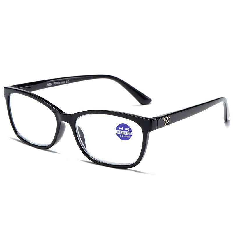 Fashion Cheap HD Anti-Blue Light Transparent Gradient Reading Glasses for the Elderly
