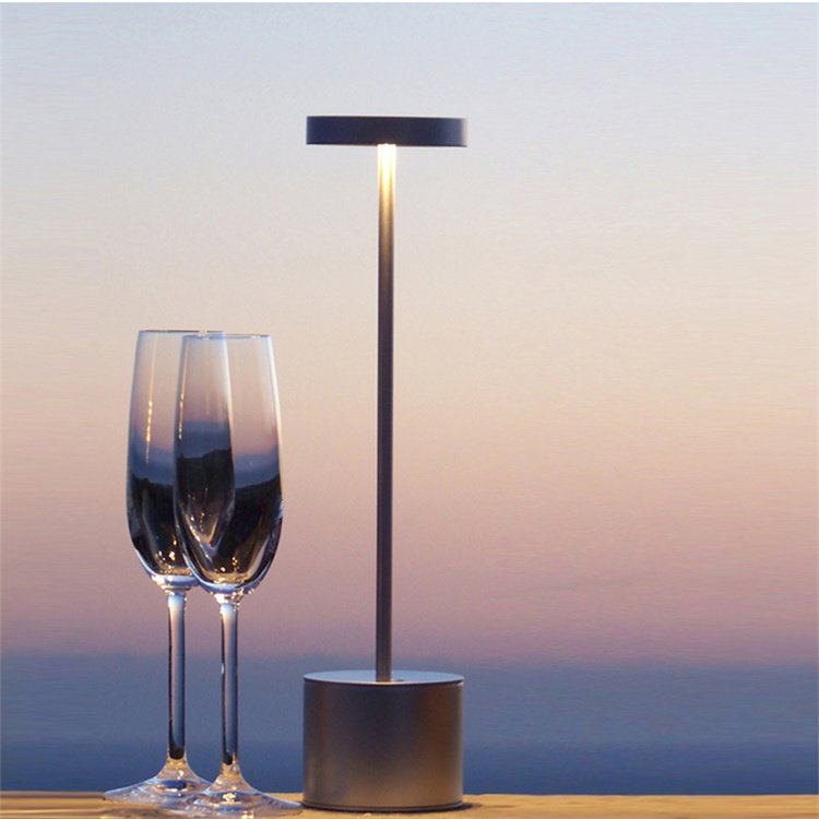 LED Cordless Table Lamp USB Rechargeable Battery Energy Saving Desk Lamp 3 Levels Brightness Bedside Night Light Study Lamp