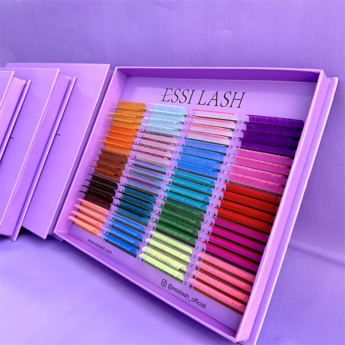 mink eyelash book big tray custom logo private label Luxury Eyelash Extension Supplies 0.02 0.03 .05 .07mm