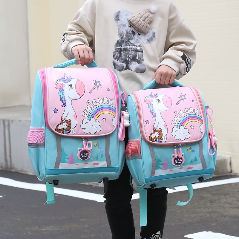 kids book bags for school back pack for girls mochilas unicorn waterproof large capacity student backpack