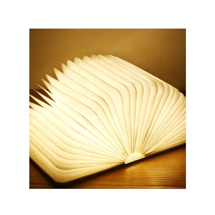 New Novelty Book 5 Colors Folding Night Portable Desk Light Lamp