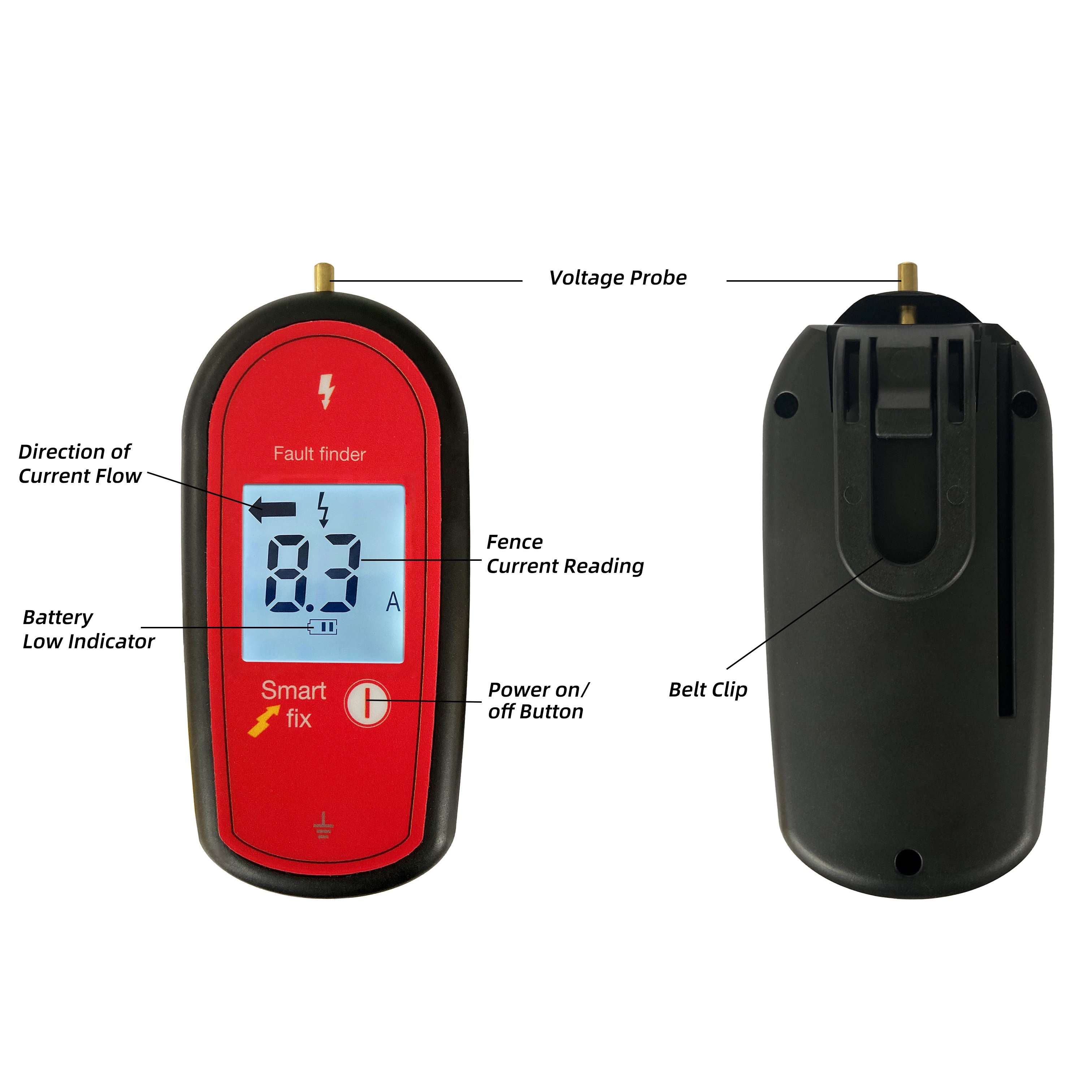 Lydite New product 15kv electric fence fault finder tester for voltage test