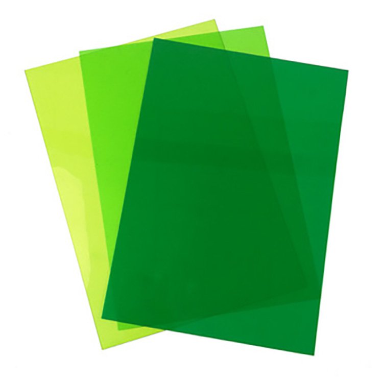 PVC Cover Sheet Transparent Color A4 Size PVC Sheet For Binding Cover