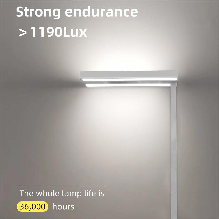 Reading book lamp office interior floor light modern tall floor led lamps standing with shade