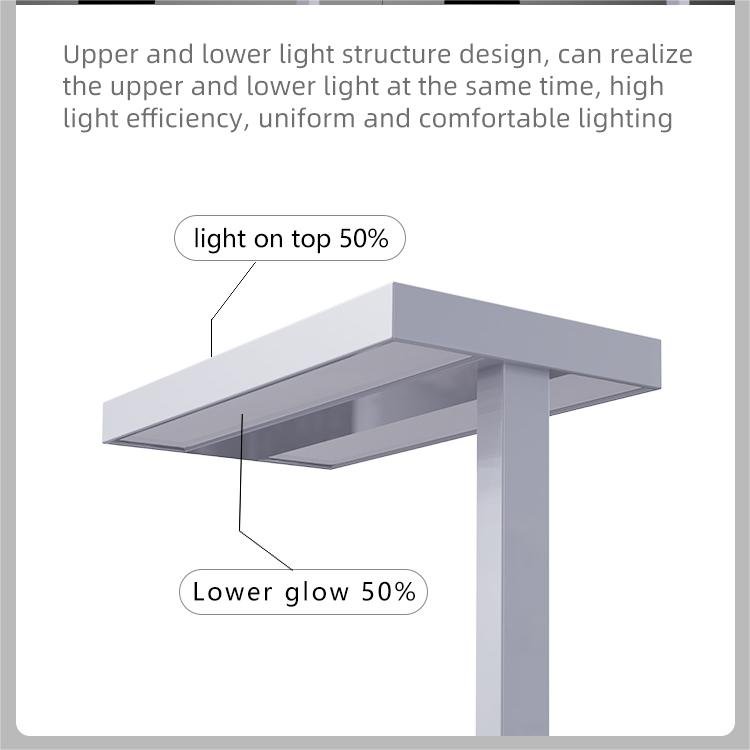 Reading book lamp office interior floor light modern tall floor led lamps standing with shade