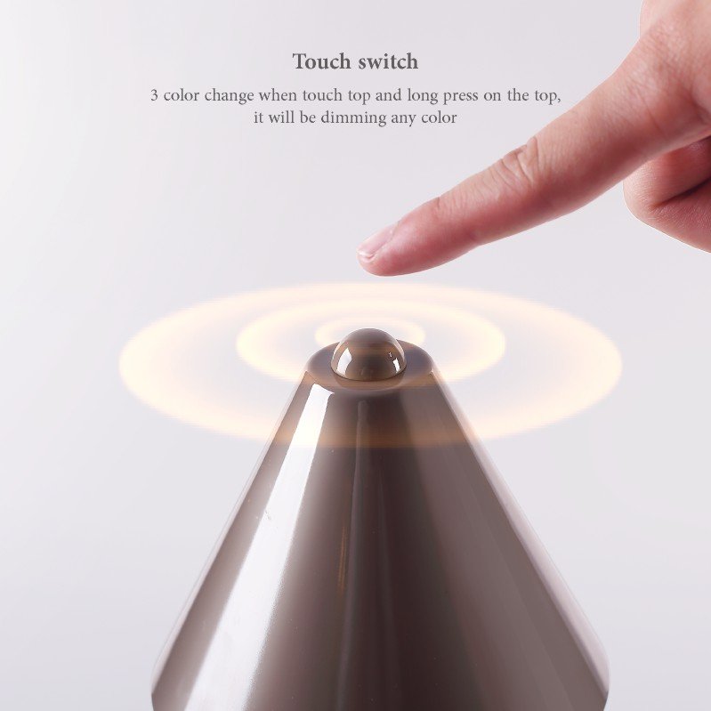 Mushroom Table Lamp Waterproof Art Restaurant Dinning Club Emergency Portable Tables Lamp Kids Room Lighting