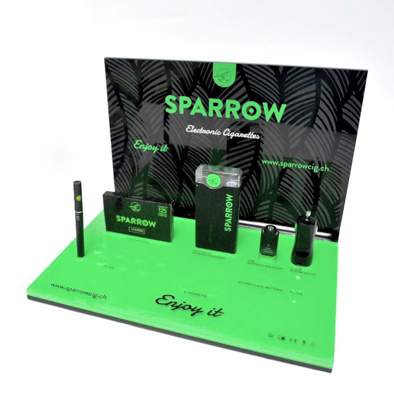 Wholesale Custom Eco-friendly Acrylic Display Stand Makeup Counter Display Stand