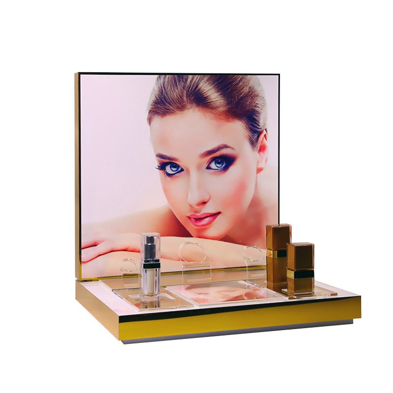 Wholesale Custom Eco-friendly Acrylic Display Stand Makeup Counter Display Stand