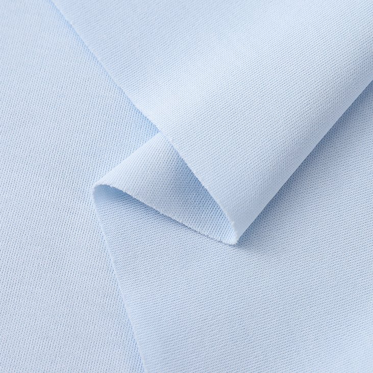 40s 200gsm interlock organic cotton knit fabric for baby in stock