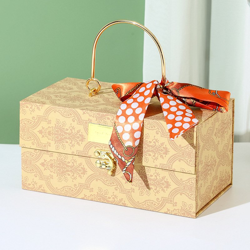 High Quality Paper Gift Box Packaging With Lock Custom Luxury Jewelry Box
