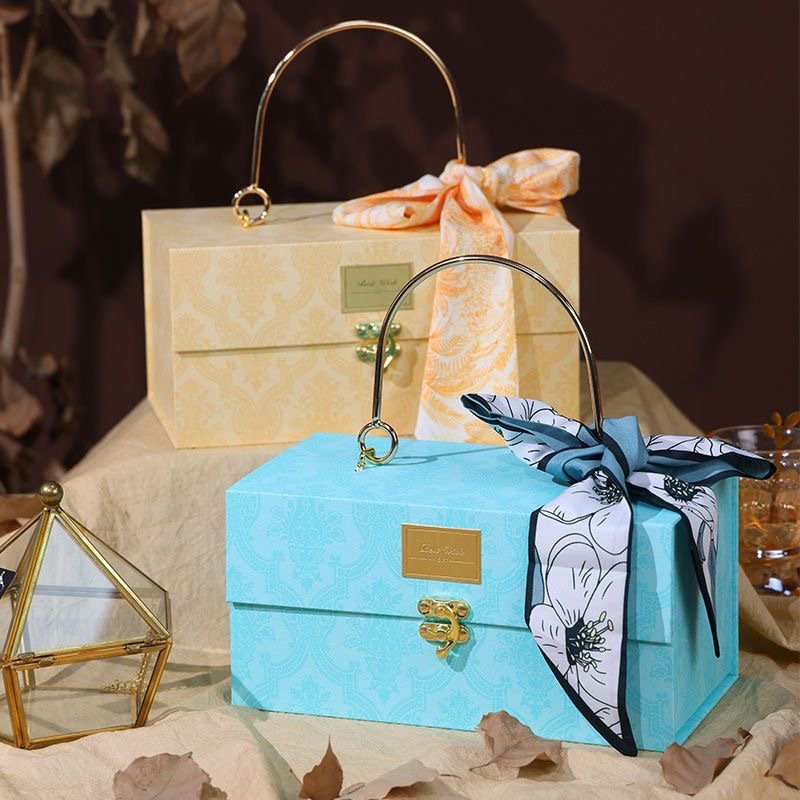 High Quality Paper Gift Box Packaging With Lock Custom Luxury Jewelry Box