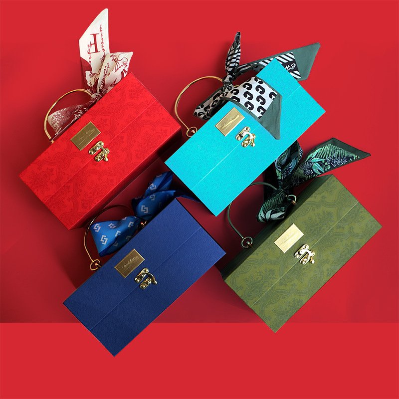 High Quality Paper Gift Box Packaging With Lock Custom Luxury Jewelry Box