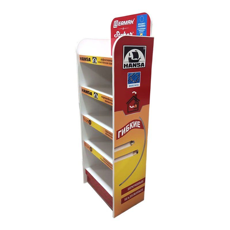 Supermarket Snacks Bottle Water PVC Board Display Stand