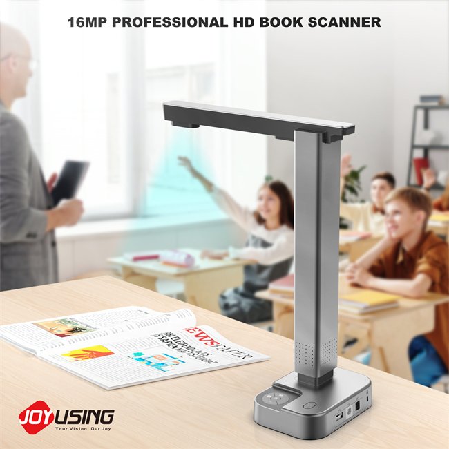 Joyusing Book Scanner Automatic Ocr A3 16MP Portable Personal Desktop Scanner
