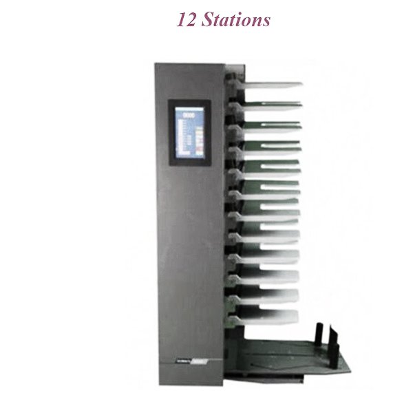 Automatic Calendar Paper Sheet Collator Stacking Machines Price 6 10 12 Bins A3 A4 Collating Gathering Machine for Book