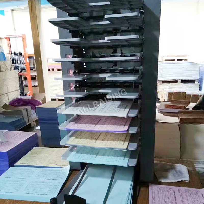 Automatic Calendar Paper Sheet Collator Stacking Machines Price 6 10 12 Bins A3 A4 Collating Gathering Machine for Book