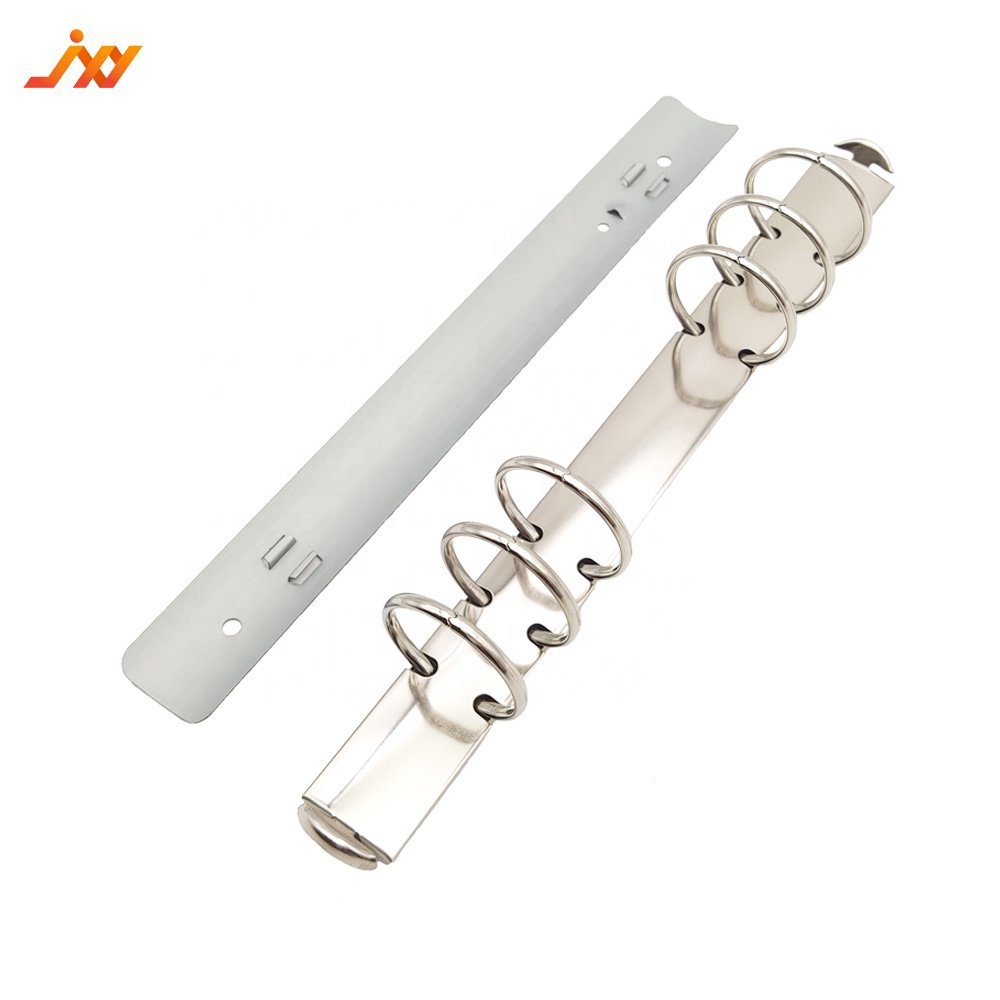 Book Binding Clip Binder 6 Ring Binder Mechanism Clip on Notebook A7/A6/A5/B5/A4 Ring Clip Factory Metal with Plate Ring Metal