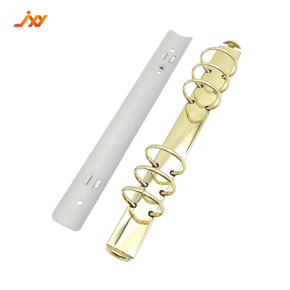 Book Binding Clip Binder 6 Ring Binder Mechanism Clip on Notebook A7/A6/A5/B5/A4 Ring Clip Factory Metal with Plate Ring Metal