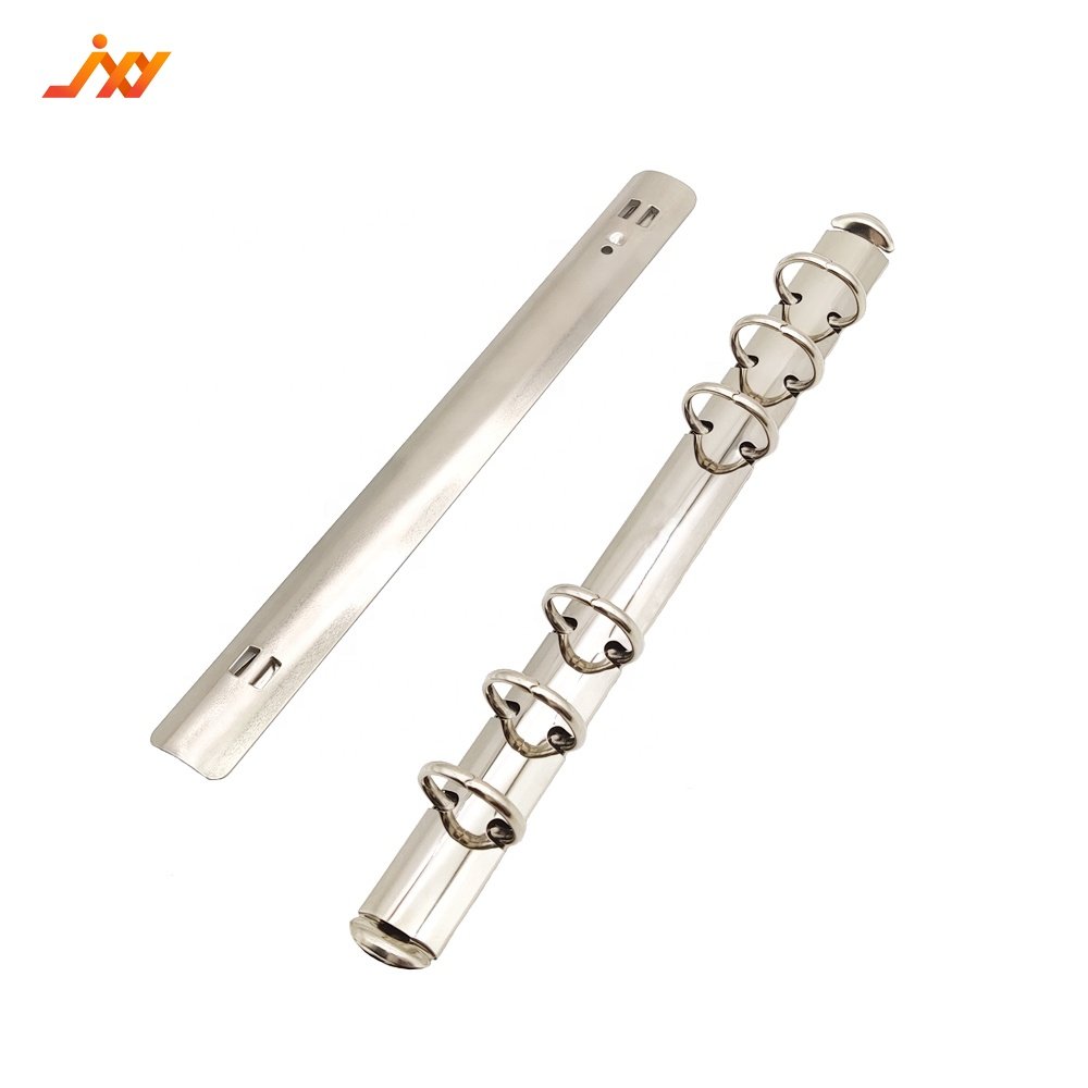 Book Binding Clip Binder 6 Ring Binder Mechanism Clip on Notebook A7/A6/A5/B5/A4 Ring Clip Factory Metal with Plate Ring Metal