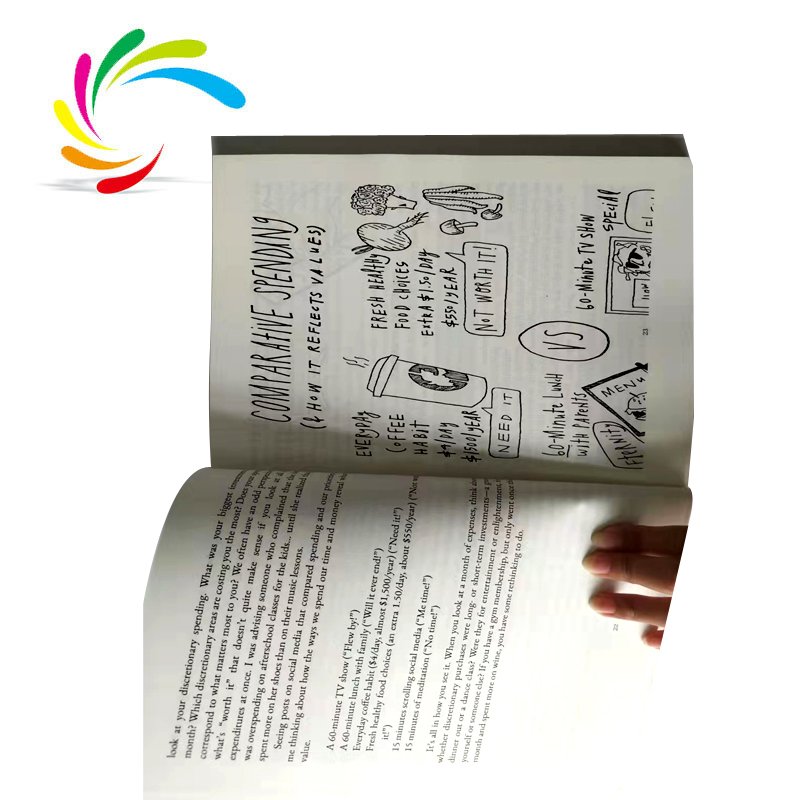 New arrival factory wholesale paperback book print light weight paper Bestseller motivative stock book Think like a monk