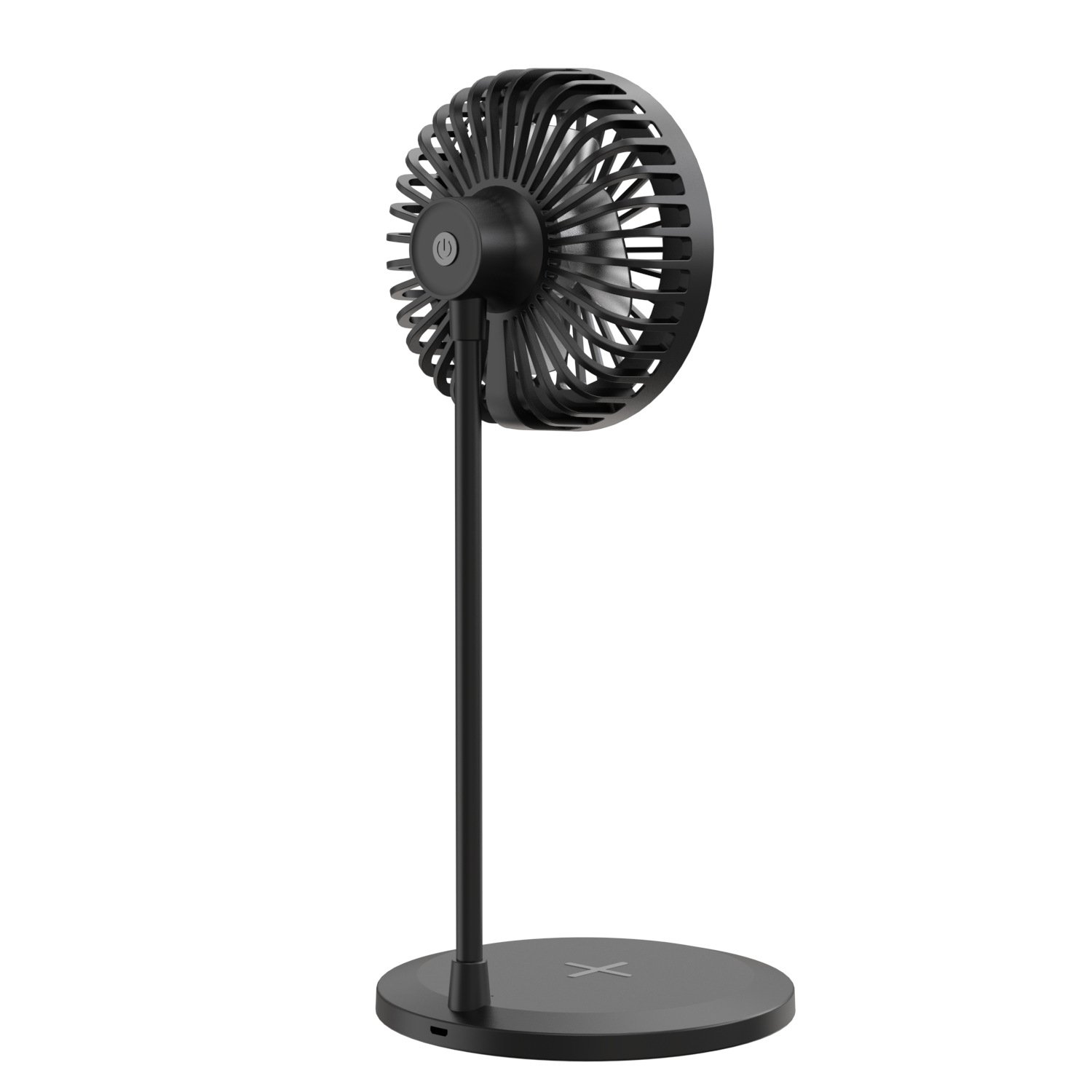Hot selling Desktop Fan With Ring Light & Wireless Charger
