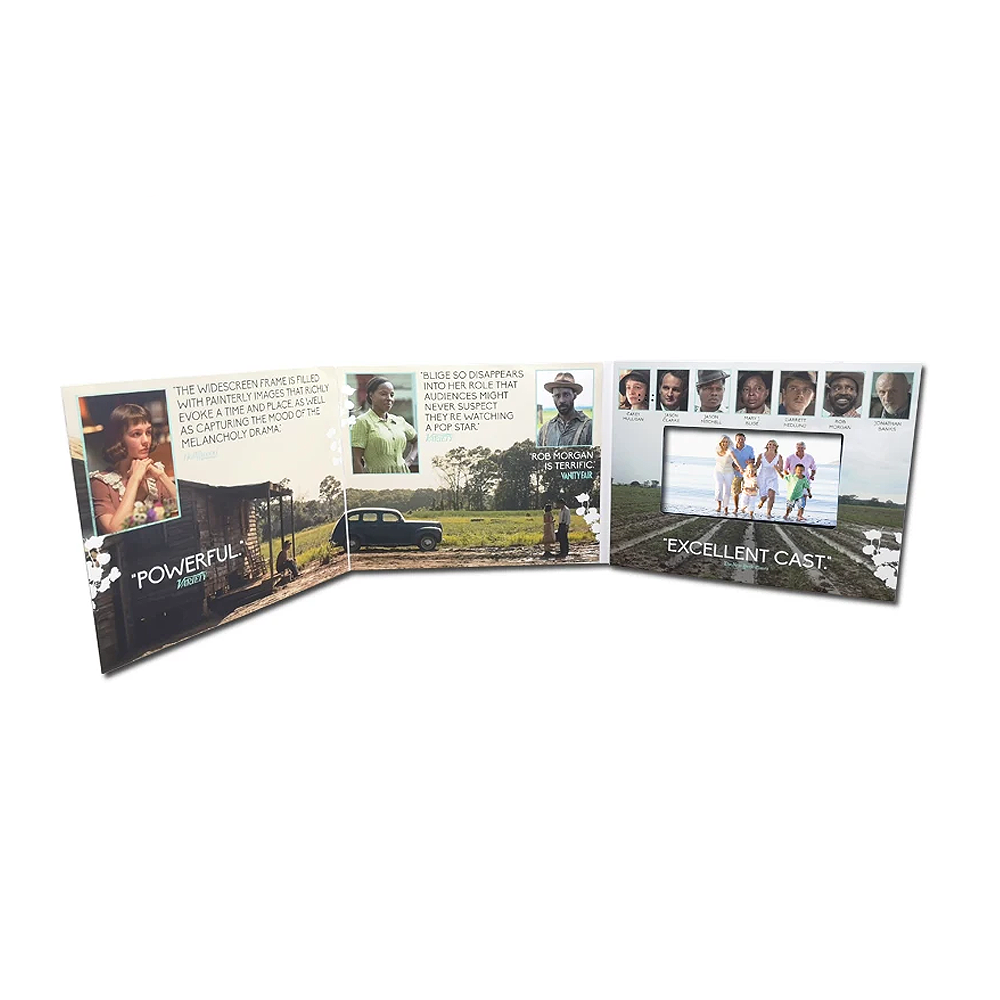 DIY promotional marketing advertising business wedding 5 inch lcd display pop up video book digital gift card