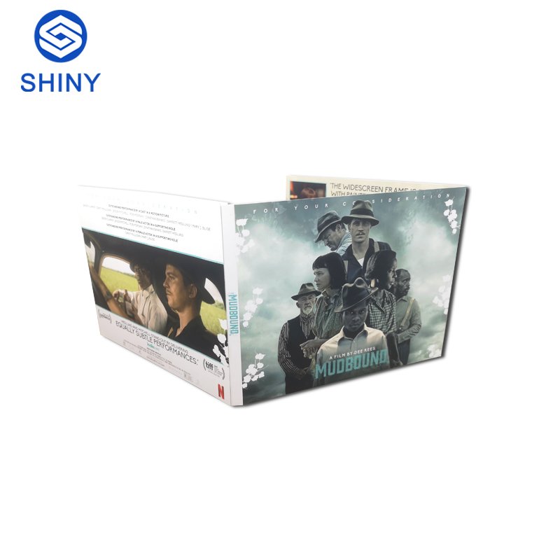 DIY promotional marketing advertising business wedding 5 inch lcd display pop up video book digital gift card
