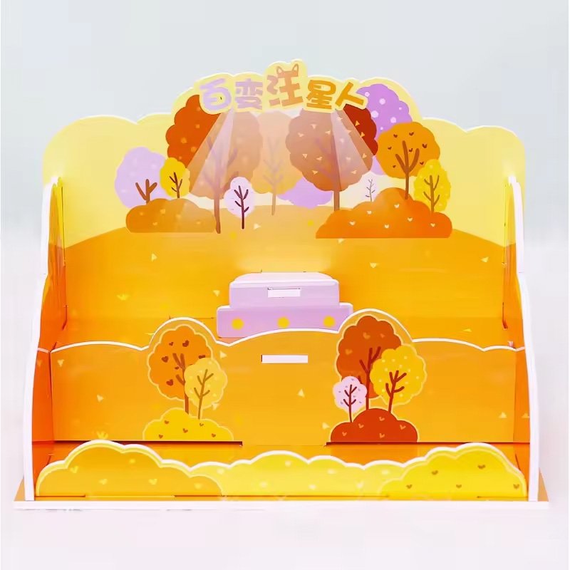 Custom Advertising Store Table Display Box Makeup Counter Cardboard PVC Foam Board Display Stand