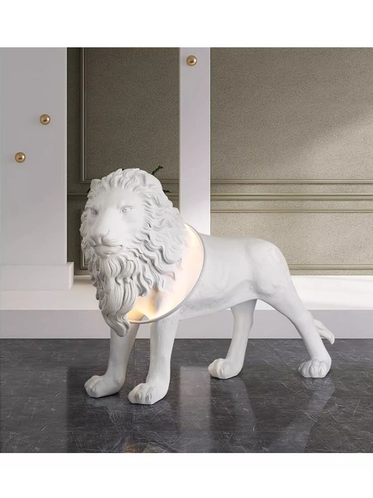 interior life size resin shopping mall floor sculptures modern human body abstract art indoor decor lights led standing lamp