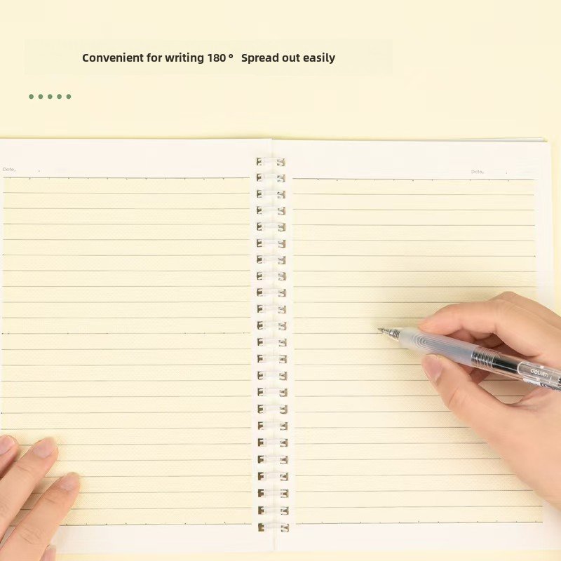 deli Patented Anti-Blue Light B5/60 Spiral Notebook Coil 4-Pack Junior High Senior High School Student Eye Protection Notebook