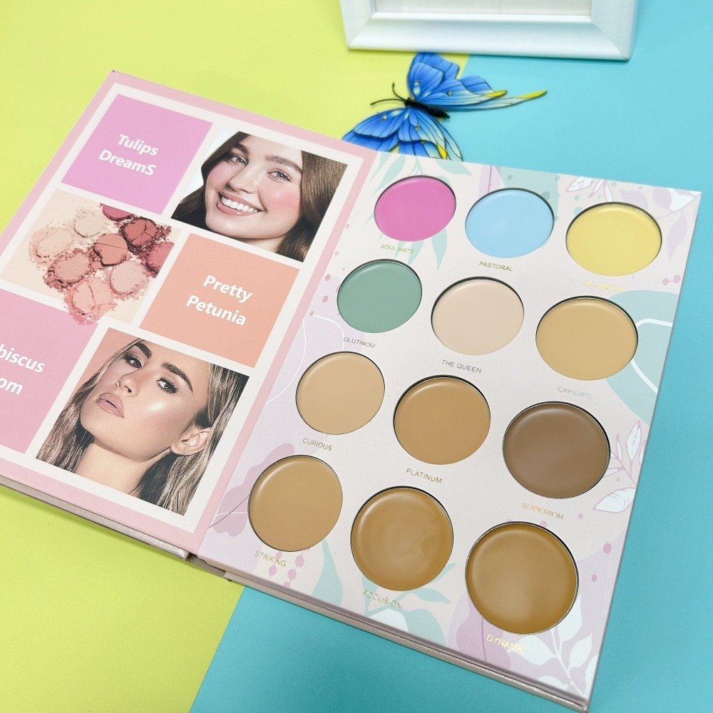 IGOODCO Brand Beauty Pattern 97-shade Shimmer Matte Glitter Eyeshadow Concealer Blush Highlight Contour Book Eyeshadow IG3106