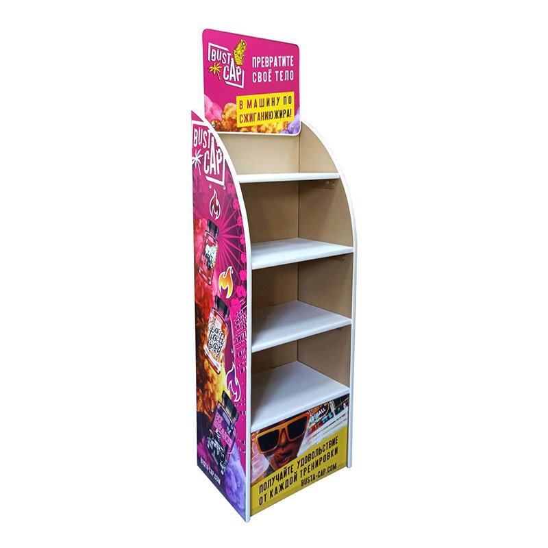 Custom Adjustable Assembling Iron Display Stand Shelf Rack for Supermarket Retail Store POS Advertising Promotion