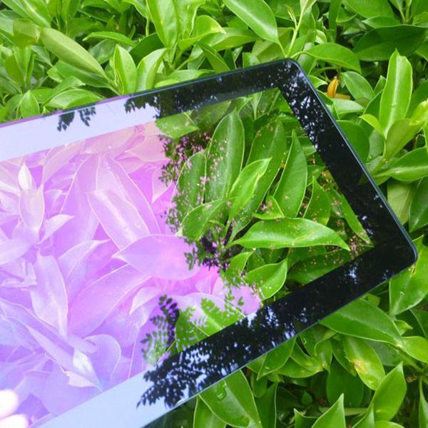 Electroplating anti reflective, UV resistant, anti-aging touch screen protection AGARAF tempered glass