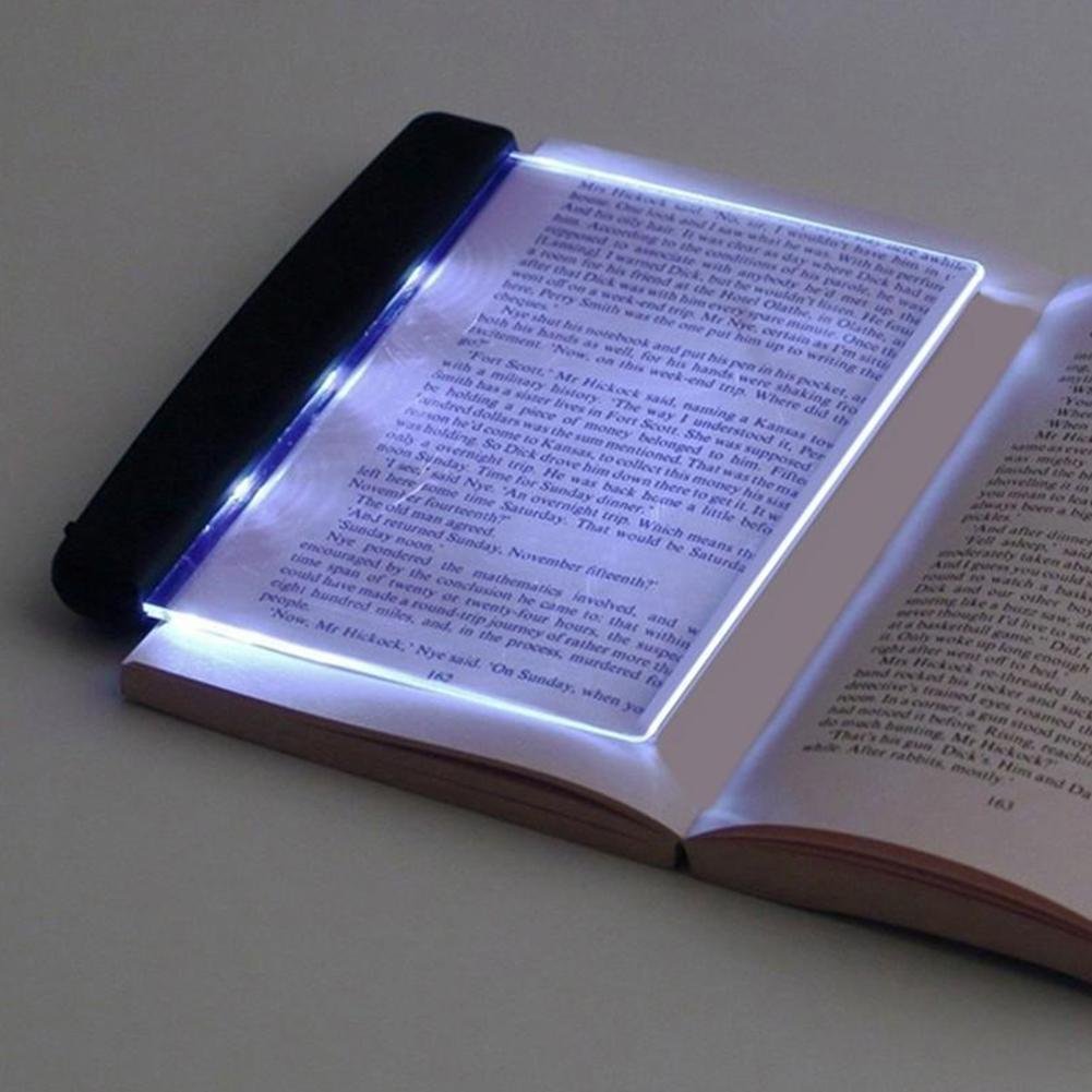 Dropshipping Portable Flat Plate LED Book Lights Reading Lamp Night Light
